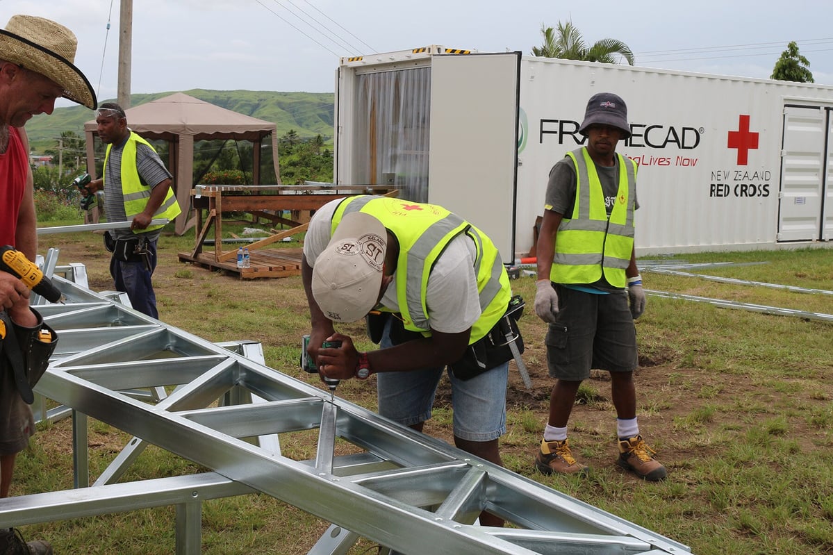 Disaster Relief Construction Steel Framing Solutions by FRAMECAD